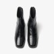 Soft Leather Ankle Black Boots For Women