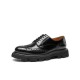 Chunky Brogue Black Shoes for Men