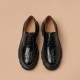 Chunky Brogue Black Shoes for Men