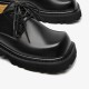 Lace-up Derby Black Shoes For Women